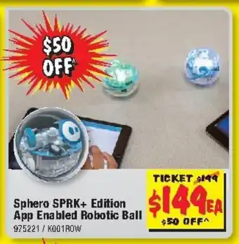 JB Hi-Fi Sphero SPRK+ Edition App Enabled Robotic Ball offer