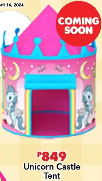 ToysRus Unicorn Castle Tent offer