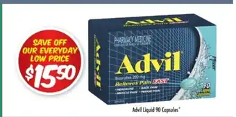 Chemist Outlet Advil Liquid 90 Capsules offer