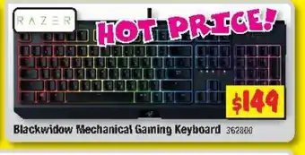 JB Hi-Fi Blackwidow Mechanical Gaming Keyboard offer