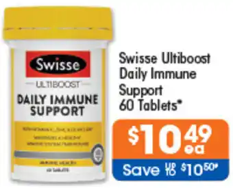 Good Price Pharmacy Swisse Ultiboost Daily Immune Support 60 Tablets offer