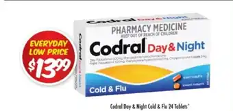 Chemist Outlet Codral Day & Night Cold Flu Tablets offer