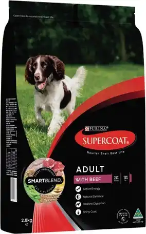 IGA Supercoat Smart Blend Dry Dog Food 2.6-2.8kg Selected Varieties offer