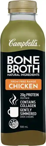 IGA Campbell's Bone Broth 500mL Selected Varieties offer