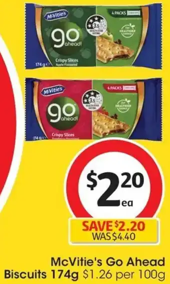 Coles McVitie's Go Ahead Biscuits 174g offer