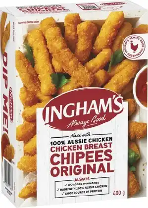 IGA Ingham’s Chicken Breast Chipees or Munchies 400g offer