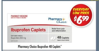 Chemist Outlet Pharmacy Choice Ibuprofen 48 Caplets offer