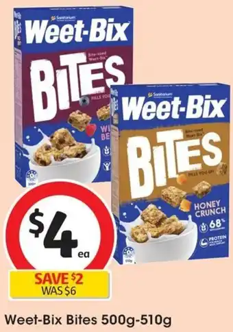 Coles Weet-Bix Bites 500g-510g offer