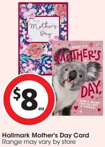 Coles Hallmark Mother's Day Card offer