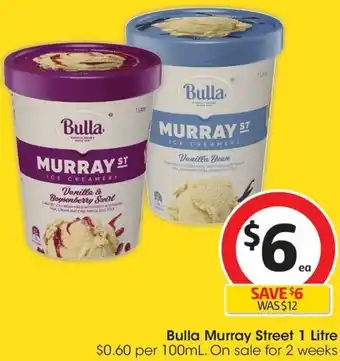 Coles Bulla Murray Street 1 Litre offer