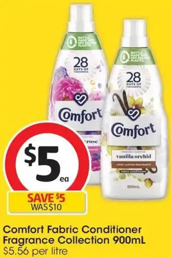 Coles Comfort Fabric Conditioner Fragrance Collection 900mL offer