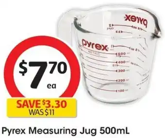 Coles Pyrex Measuring Jug 500mL offer