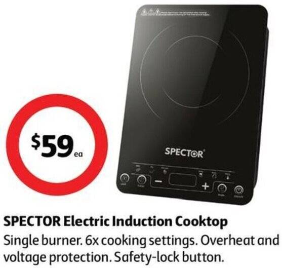 SPECTOR Electric Induction Cooktop offer at Coles