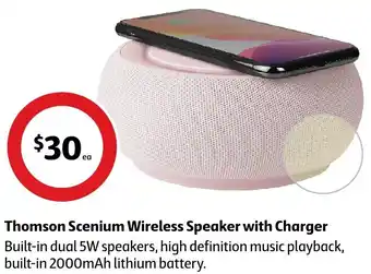 Coles Thomson Scenium Wireless Speaker with Charger offer