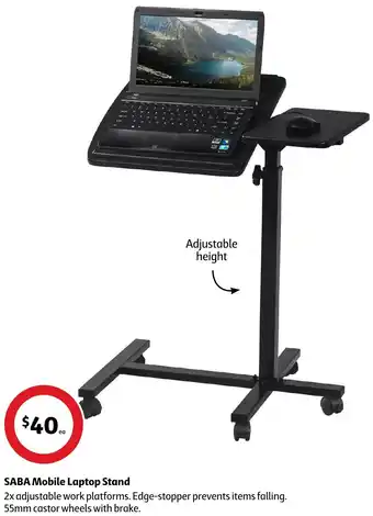 Coles SABA Mobile Laptop Stand offer