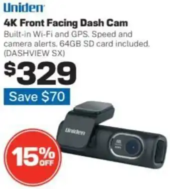 Repco 4K Front Facing Dash Cam offer