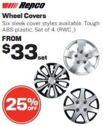 Repco Wheel Covers offer