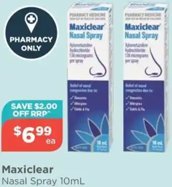 Your Local Pharmacy Maxiclear Nasal Spray 10mL offer