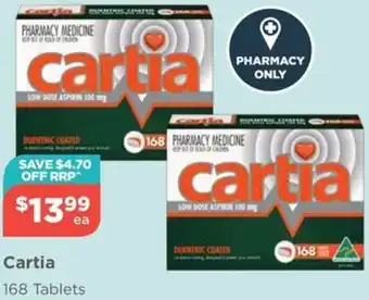 Your Local Pharmacy Cartia 168 Tablets offer