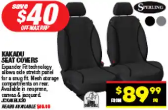 Autopro KAKADU SEAT COVERS offer