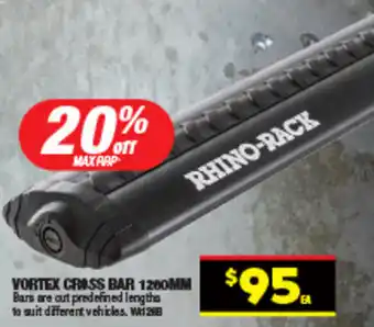 VORTEX CROSS BAR 1200MM