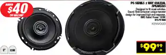 Autopro PS SERIES 2 WAY COAXIAL SPEAKERS offer