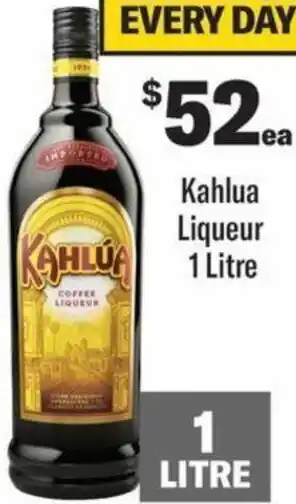 Liquorland Kahlua Liqueur 1 Litre offer