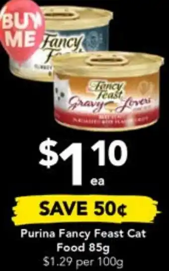 Drakes Purina Fancy Feast Cat Food 85g offer