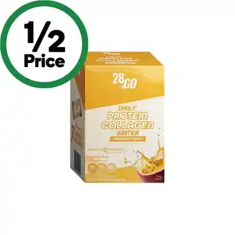 Woolworths 28GO Protein Collagen Water Pk 7 x 30g offer