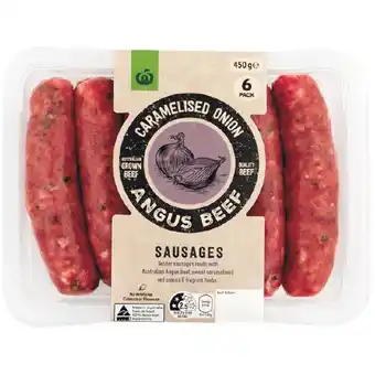 Woolworths Woolworths Premium Butcher Style Sausage Varieties 450-500g offer