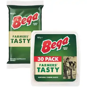 Woolworths Bega Block, Grated or Sliced Cheese 500g offer