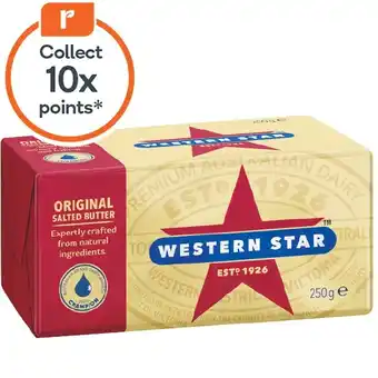 Woolworths Western Star Butter 250g offer