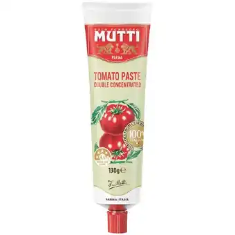 Woolworths Mutti Double Concentrate Tomato Paste 130g offer