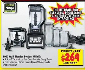 JB Hi-Fi 1500 Watt Blender System With IQ offer