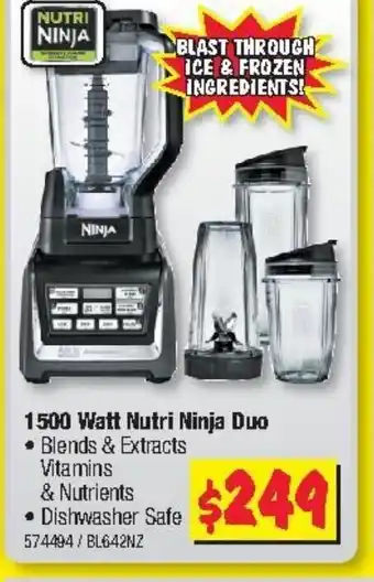 1500 Watt Nutri Ninja Dou