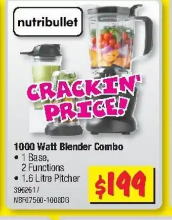 JB Hi-Fi 1000 Watt Blender Combo offer
