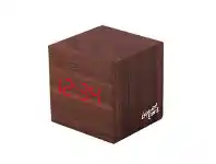 BIG W Liquid Ears Mini LED Alarm Clock - Walnut offer