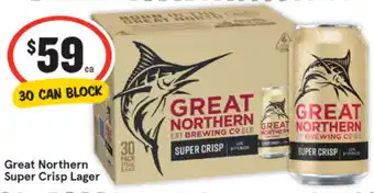 IGA Great Northern Super Crisp Lager offer