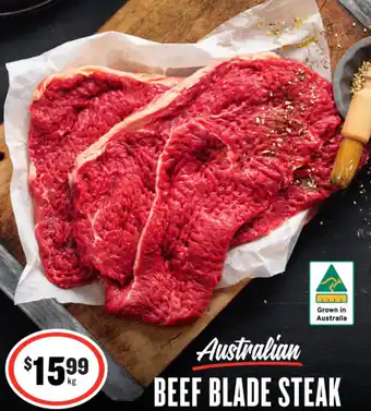 IGA Australian BEEF BLADE STEAK offer