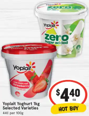 IGA Yoplait Yoghurt 1kg offer