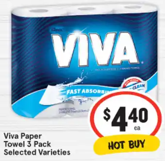 IGA Viva Paper Towel 3 Pack offer