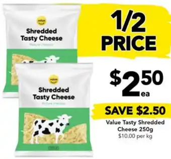 Drakes Value Tasty Shredded Cheese 250g offer