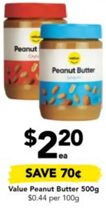 Drakes Value Peanut Butter 500g offer