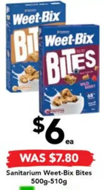 Drakes Sanitarium Weet-Bix Bites 500g-510g offer