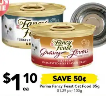 Drakes Purina Fancy Feast Cat Food 85g offer