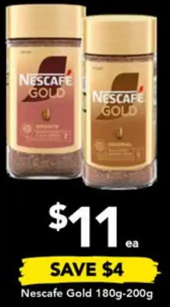 Drakes Nescafe Gold 180g-200g offer