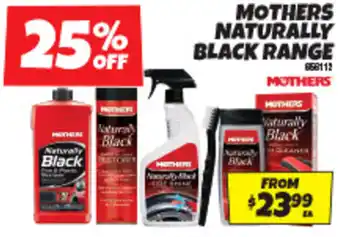 Autobarn MOTHERS NATURALLY BLACK RANGE offer