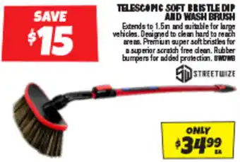 Autobarn TELESCOPIC SOFT BRISTLE DIP AND WASH BRUSH offer