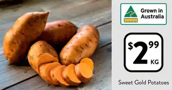 Foodworks Sweet Gold Potatoes offer