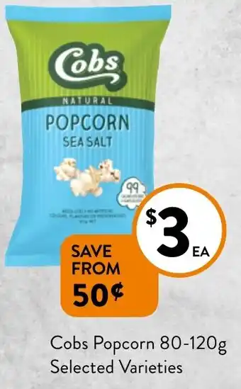 Foodworks Cobs Popcorn 80-120g offer